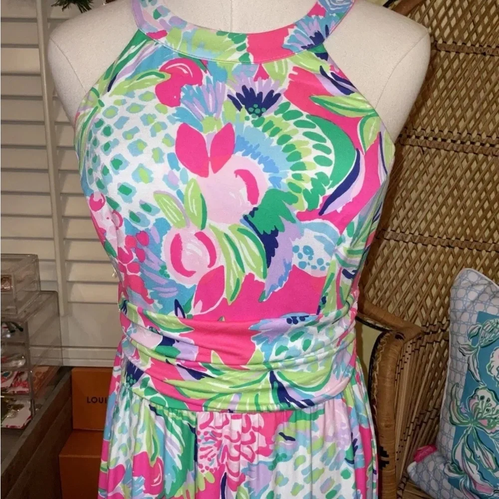 Lilly Pulitzer NWT Tallulah Maxi Dress Raise the Bar $198 Size XXS - Picture 9 of 11